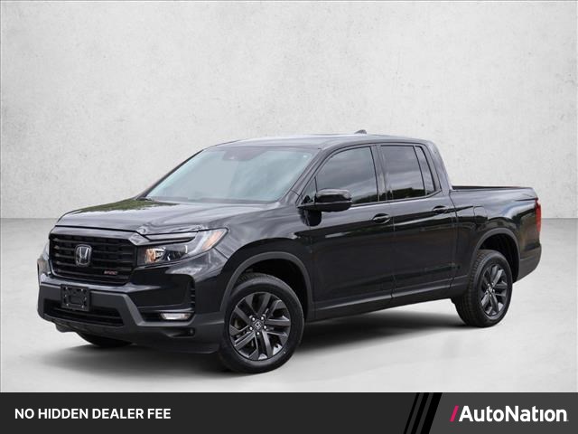 Crystal Black Pearl 2023 Honda Ridgeline Sport AWD Pickup Truck All-Wheel Drive Automatic