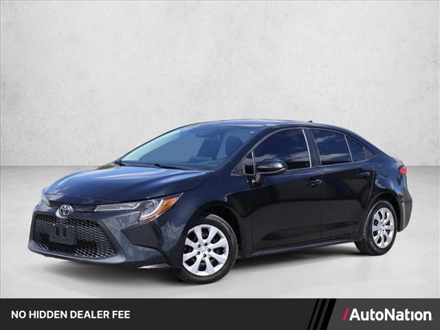 Black Sand Pearl 2020 Toyota Corolla LE FWD Sedan Front-Wheel Drive Automatic