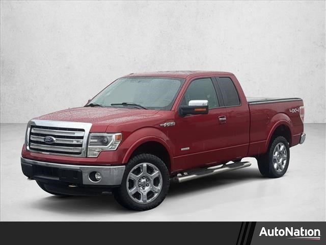 Ruby Red Metallic Tinted Clearcoat 2013 Ford F-150 Lariat SuperCab 4WD Pickup Truck Four-Wheel Drive 6-Speed Automatic
