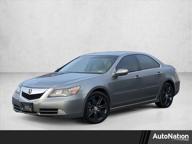 Gray 2010 Acura RL SH-AWD with Technology Package Sedan All-Wheel Drive 5-Speed Automatic