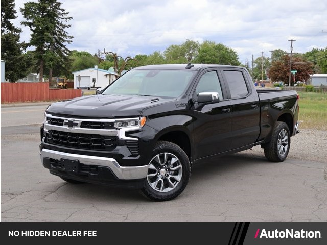 Black 2026 Chevrolet Silverado 1500 LT Crew Cab 4WD Pickup Truck Four-Wheel Drive Automatic