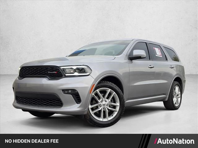 Silver (Billet Clearcoat) 2021 Dodge Durango SUV / Crossover All-Wheel Drive 8-Speed Automatic