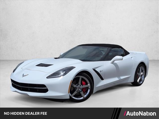 Arctic White 2014 Chevrolet Corvette Stingray 2LT Convertible RWD Convertible Rear-Wheel Drive 6-Speed Automatic