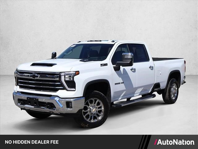 Summit White 2026 Chevrolet Silverado 3500HD LTZ Crew Cab 4WD Pickup Truck Four-Wheel Drive Automatic