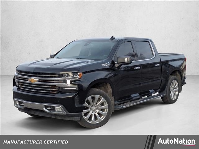 Black 2022 Chevrolet Silverado 1500 High Country Crew Cab 4WD Pickup Truck Four-Wheel Drive