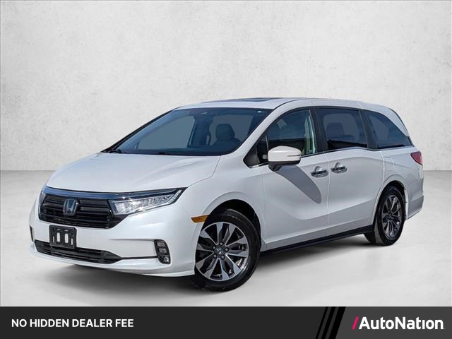 Platinum White Pearl 2022 Honda Odyssey EX-L FWD Minivan Front-Wheel Drive Automatic