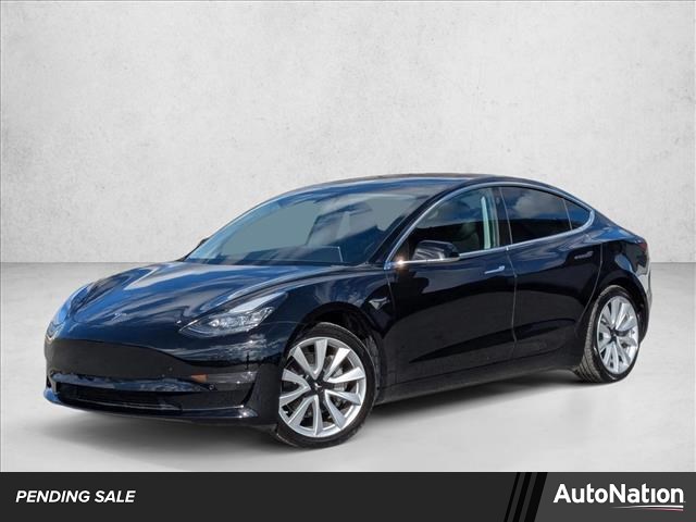 Solid Black 2020 Tesla Model 3 Performance AWD Sedan All-Wheel Drive Automatic