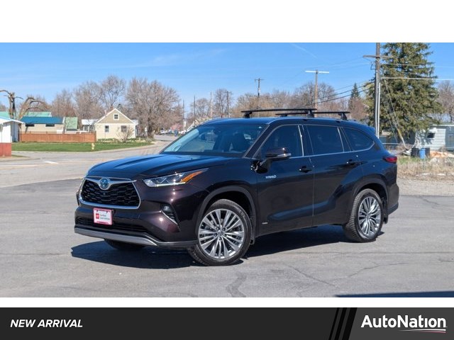Opulent Amber 2021 Toyota Highlander Hybrid Platinum AWD SUV / Crossover All-Wheel Drive Automatic