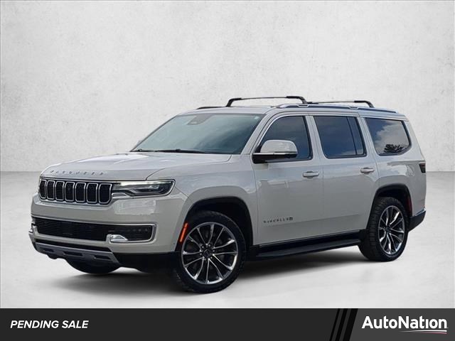 Luxury White Pearlcoat 2022 Jeep Wagoneer Series II 4WD SUV / Crossover Four-Wheel Drive 8-Speed Automatic