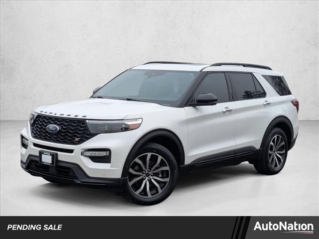 Star White Metallic Tri-Coat 2020 Ford Explorer ST AWD SUV / Crossover All-Wheel Drive Automatic