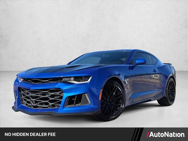 Hyper Blue Metallic 2016 Chevrolet Camaro Coupe Rear-Wheel Drive 6-Speed Manual