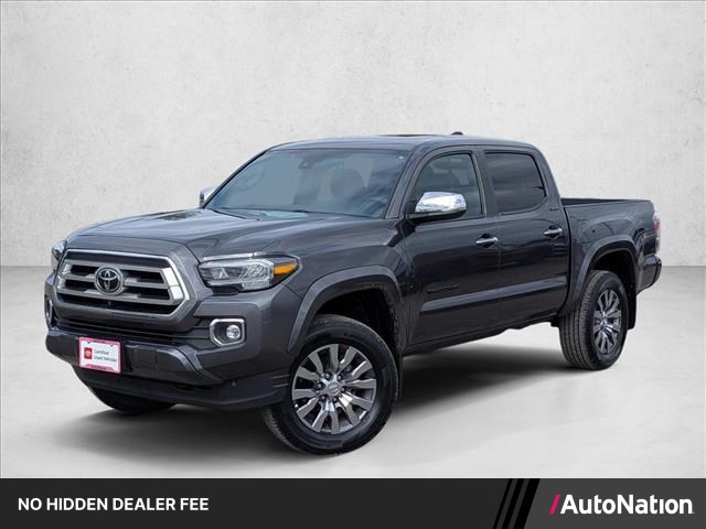 Magnetic Gray Metallic 2023 Toyota Tacoma Limited Double Cab 4WD Pickup Truck Four-Wheel Drive Automatic