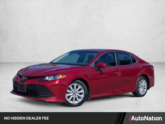 Red (Ruby Flare Pearl) 2019 Toyota Camry Sedan Front-Wheel Drive Automatic