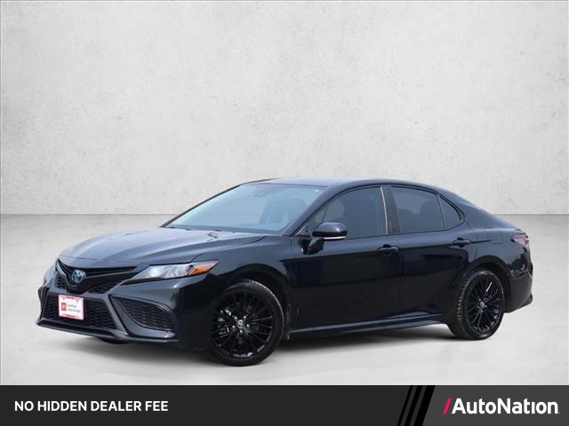 Midnight Black Metallic 2022 Toyota Camry Hybrid Sedan Front-Wheel Drive Automatic