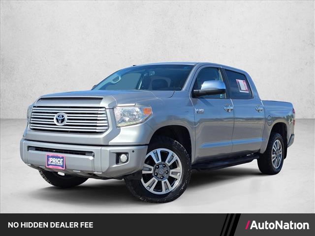 Silver 2015 Toyota Tundra Pickup Truck Four-Wheel Drive 6-Speed Automatic