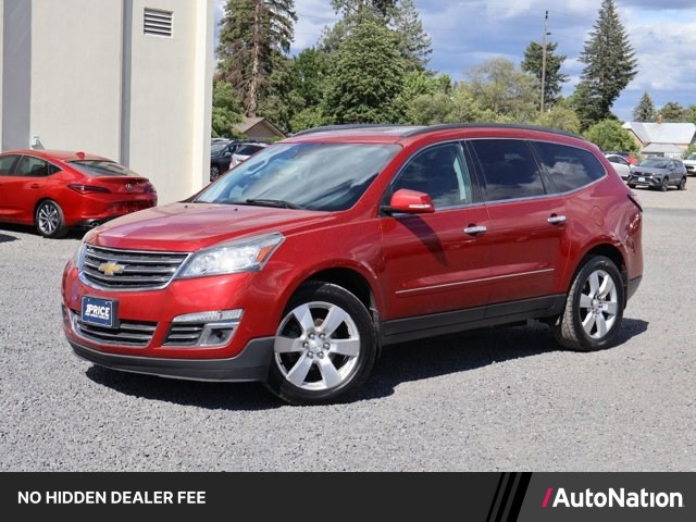 Crystal Red Tintcoat 2014 Chevrolet Traverse LTZ AWD SUV / Crossover All-Wheel Drive 6-Speed Automatic