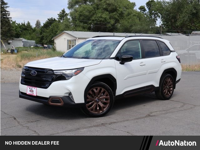 Crystal White Pearl 2026 Subaru Forester SUV / Crossover All-Wheel Drive Continuously Variable Transmission