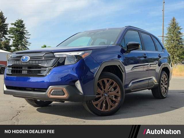 Sapphire Blue Pearl 2026 Subaru Forester Hybrid SUV / Crossover All-Wheel Drive Continuously Variable Transmission