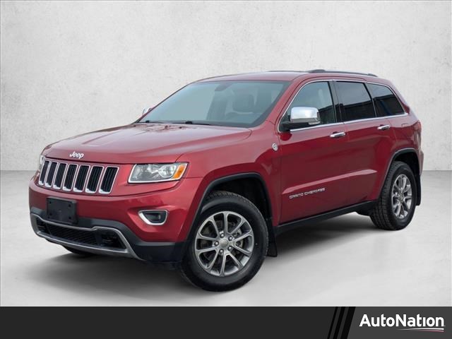 Deep Cherry Red Crystal Pearlcoat 2015 Jeep Grand Cherokee Limited 4WD SUV / Crossover Four-Wheel Drive 8-Speed Automatic