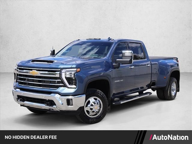 Lakeshore Blue Metallic 2025 Chevrolet Silverado 3500HD LTZ Crew Cab 4WD Pickup Truck Four-Wheel Drive Automatic