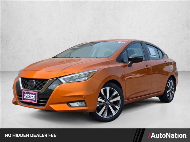 Monarch Orange Pearl Met 2020 Nissan Versa Sedan Front-Wheel Drive Automatic