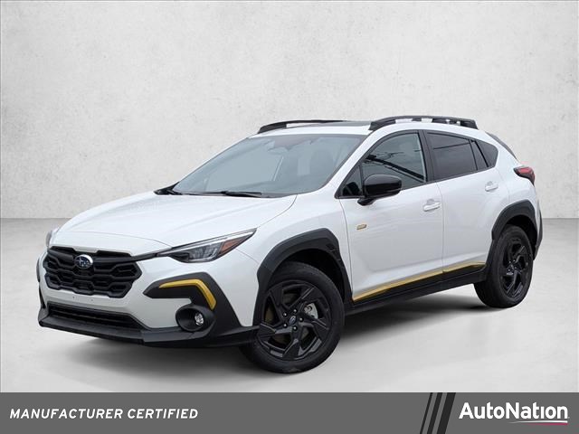 Crystal White Pearl 2025 Subaru Crosstrek Sport AWD SUV / Crossover All-Wheel Drive Automatic