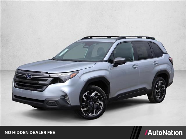 Ice Silver Metallic 2026 Subaru Forester Hybrid Premium AWD SUV / Crossover All-Wheel Drive Continuously Variable Transmission