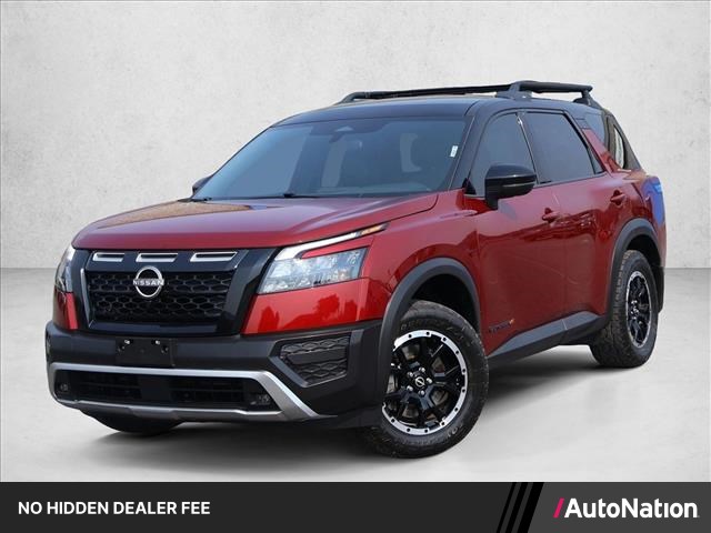 Red (Scarlet Ember Tintcoat/Super Black) 2023 Nissan Pathfinder SUV / Crossover All-Wheel Drive Automatic