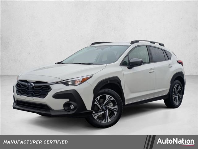 Crystal White Pearl 2024 Subaru Crosstrek Premium AWD SUV / Crossover All-Wheel Drive Automatic