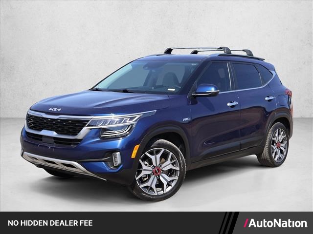 Dark Ocean Blue 2022 Kia Seltos SUV / Crossover All-Wheel Drive Automatic