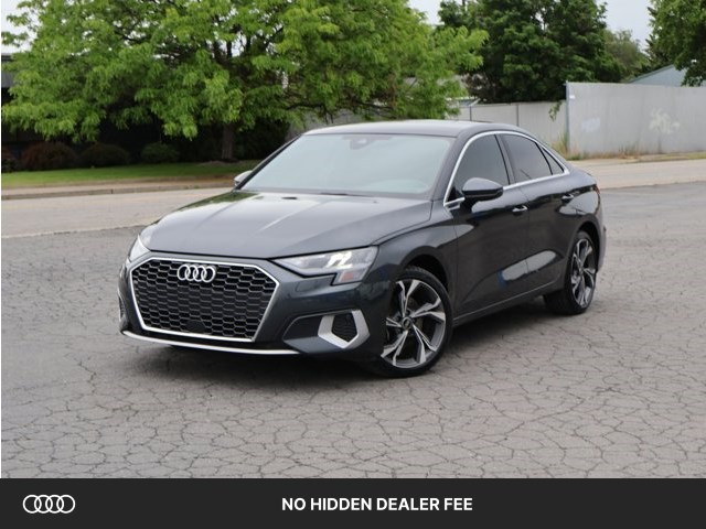 Manhattan Gray Metallic 2022 Audi A3 40 TFSI Premium FWD Sedan Front-Wheel Drive Automatic