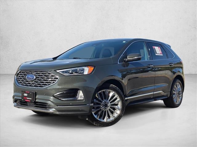 Forged Green Metallic 2022 Ford Edge SUV / Crossover All-Wheel Drive 8-Speed Automatic