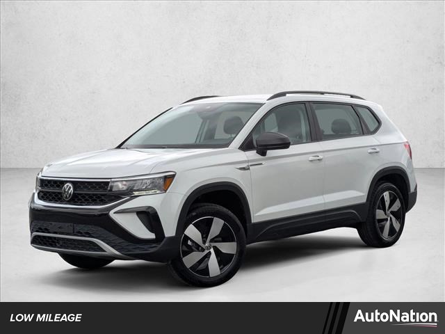 Pure White 2024 Volkswagen Taos S 4Motion SUV / Crossover All-Wheel Drive Automatic