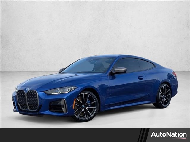 Portimao Blue Metallic 2024 BMW 4 Series M440i Coupe xDrive Coupe All-Wheel Drive Automatic