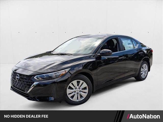 Super Black 2025 Nissan Sentra S FWD Sedan Front-Wheel Drive Automatic