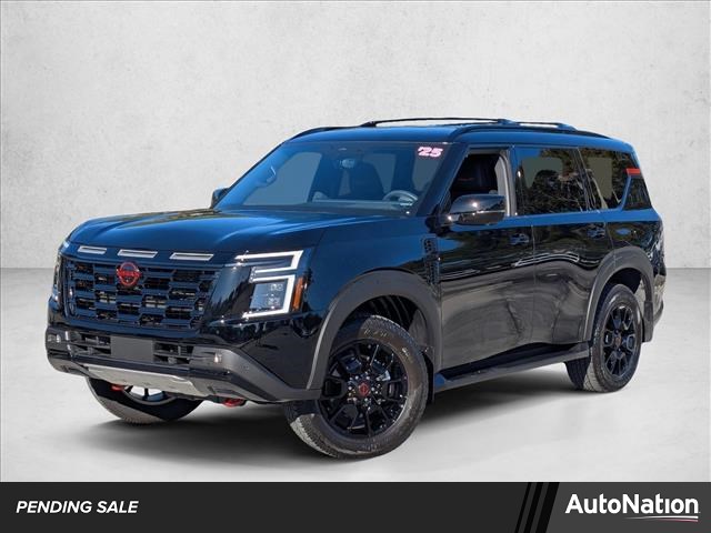 Super Black 2025 Nissan Armada PRO-4X 4WD SUV / Crossover Four-Wheel Drive Automatic
