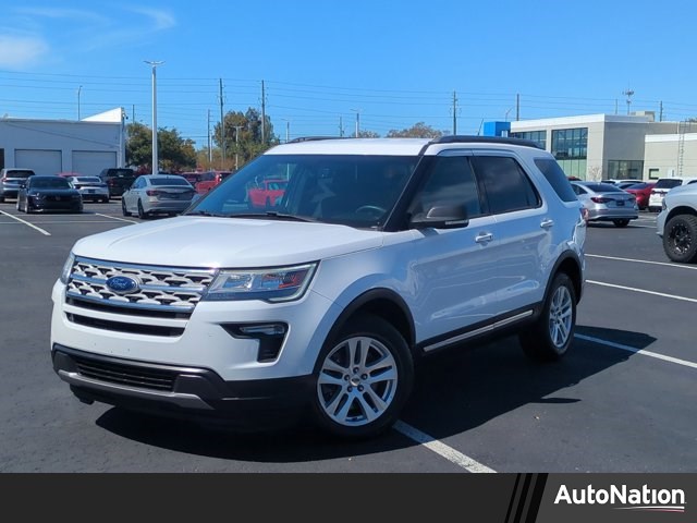 Oxford White 2019 Ford Explorer XLT AWD SUV / Crossover All-Wheel Drive 6-Speed Automatic