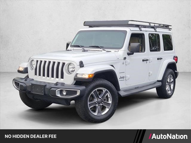 Bright White Clearcoat 2018 Jeep Wrangler Unlimited Sahara 4WD SUV / Crossover Four-Wheel Drive 6-Speed Manual