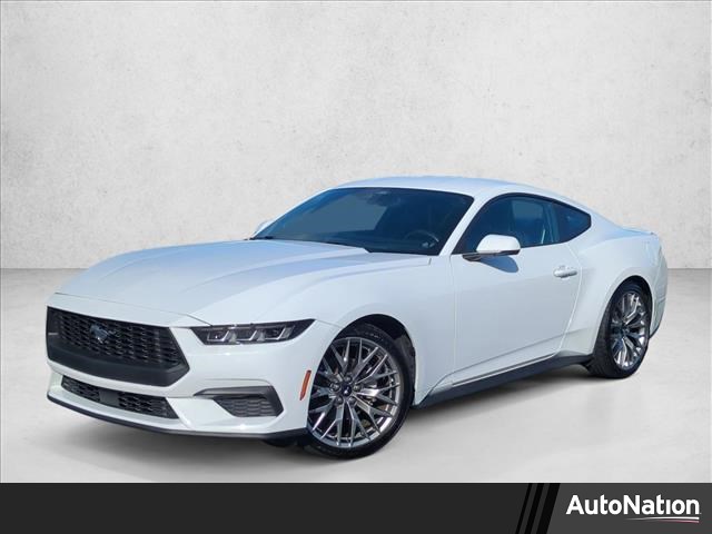 Oxford White 2024 Ford Mustang EcoBoost Premium Fastback RWD Coupe Rear-Wheel Drive Automatic