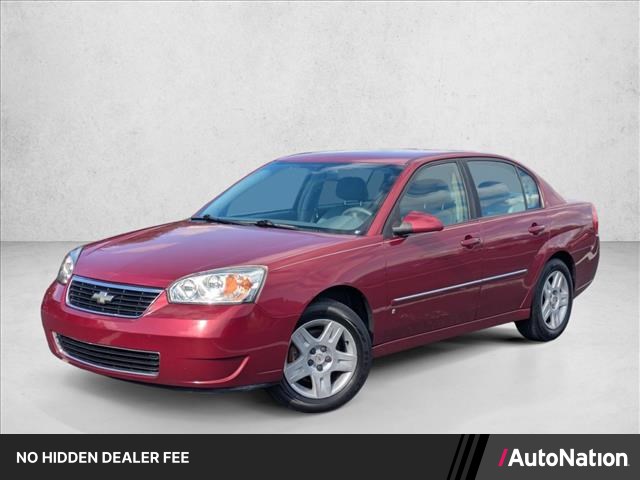 Red 2006 Chevrolet Malibu Sedan Front-Wheel Drive 4-Speed Automatic