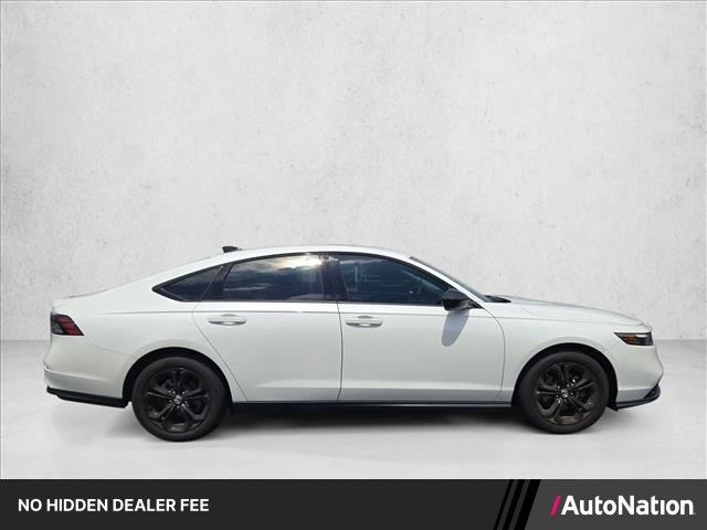 Platinum White Pearl 2025 Honda Accord Sedan Front-Wheel Drive Continuously Variable Transmission