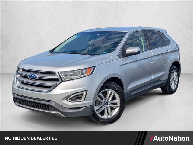 Ingot Silver Metallic 2018 Ford Edge SEL SUV / Crossover Front-Wheel Drive 6-Speed Automatic