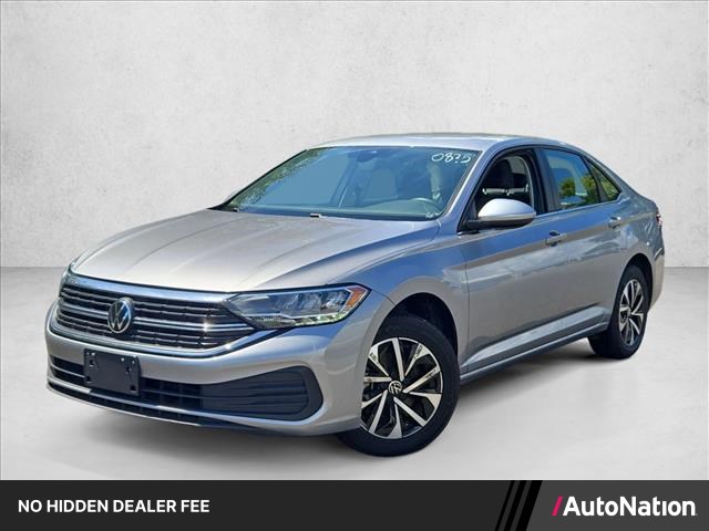Blue 2024 Volkswagen Jetta Sedan Front-Wheel Drive 8-Speed Automatic