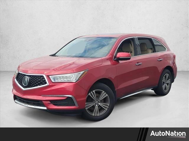 Performance Red Pearl 2019 Acura MDX FWD SUV / Crossover Front-Wheel Drive Automatic