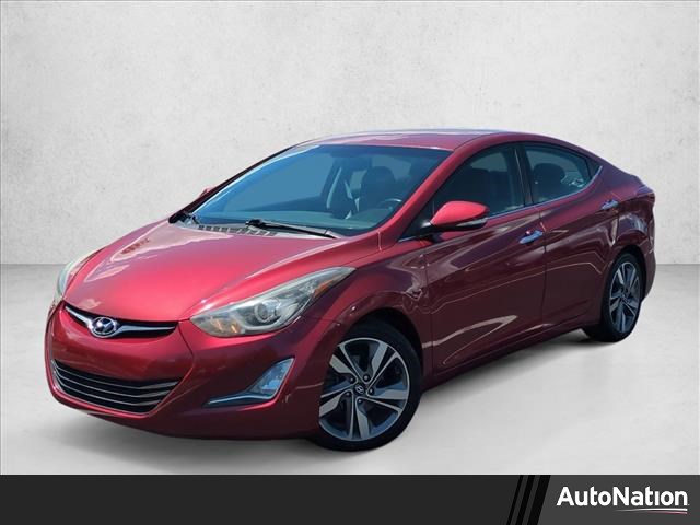 Venetian Red 2016 Hyundai Elantra Limited FWD Sedan Front-Wheel Drive Automatic