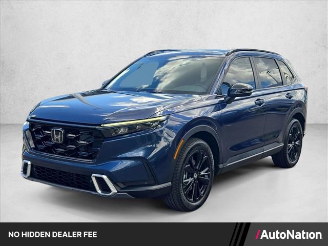 Canyon River Blue Metallic 2026 Honda CR-V Hybrid SUV / Crossover All-Wheel Drive Continuously Variable Transmission