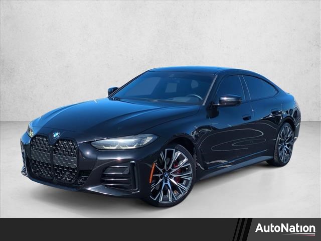Black Sapphire Metallic 2022 BMW 4 Series 430i Gran Coupe RWD Coupe Rear-Wheel Drive Automatic