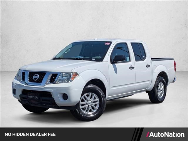 Glacier White 2016 Nissan Frontier PRO-4X Crew Cab 4WD Pickup Truck Four-Wheel Drive Automatic