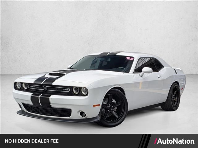 White Knuckle Clearcoat 2022 Dodge Challenger Coupe Rear-Wheel Drive 8-Speed Automatic