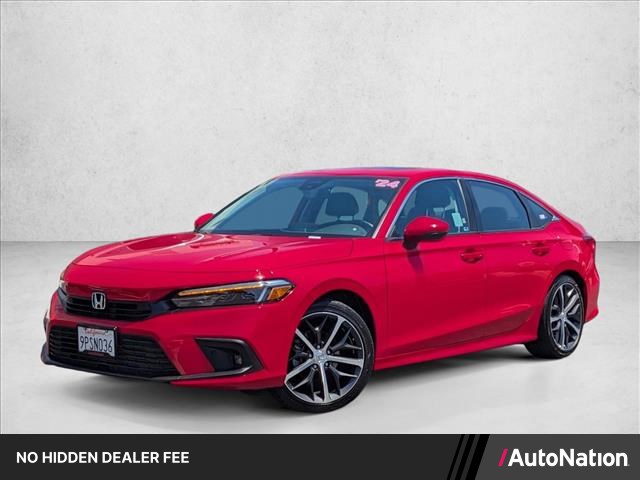 Rallye Red 2024 Honda Civic Sedan Front-Wheel Drive Automatic